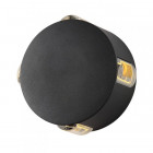 Applique murale rond led 6w ip54 - couleur - blanc chaud 3000°k, finition - gris anthracite