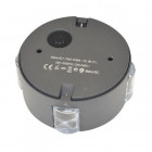 Applique murale rond led 6w ip54 - couleur éclairage au choix , finition - gris anthracite