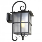 Applique rustica, acier epoxy et polycarbonate, marron