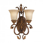 Applique sonoma valley 49 cm, couleur écaille de tortue, 2 ampoules