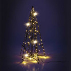 Sapin lumineux solaire à led koopman blanc
