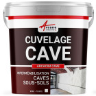 Enduit de cuvelage hydrofuge - étanchéité cave sous-sol garage - arcacim cave - Couleur et contenance au choix