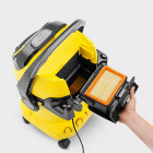 Aspirateur karcher wd5 premium 1100w professionnel eau et poussière cuve inox 25l