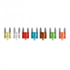 Assortiment De 10 Fusibles Miniatures Automobile Avec Voyant Lumineux (7.5 - 30A)