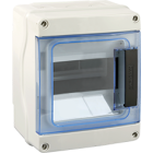 Coffret 6 modules IP65 à plastrons à entrées directes (membranes) - EUROHM - 19102