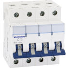 Disjoncteur 4PH 16A 6kA courbe C à vis - EUROHM - 20345