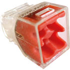 Boite de 100 connecteurs transparents - 4 entrées - EUROH - 70054