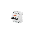 Disjoncteur S204L-C10 - 4P 10A Courbe C Raccordement à vis - 6KA (4Modules) peignable - ABB - 350436