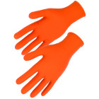 Gant nitrile AQL 1,5 - Boite de 100 - Finition gaufrée - Ambidextre - T.L - SINGER FRERES - AUU700089