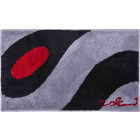 Tapis de salle de bain colani 35 gris / noir 60 x 100 cm