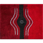 Tapis de salle de bain crystal light rubis 50 x 60 cm