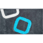 Tapis de salle de bain arolo turqoise 70 x 120 cm