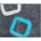 Tapis de salle de bain arolo turqoise 50 x 60 cm