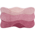 Tapis de salle de bain curts 60 x 100 cm rose