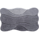 Tapis de salle de bain curts 80 x 140 cm gris