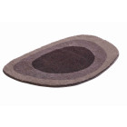 Tapis de salle de bain lake marron 50 x 75 cm