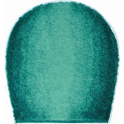 Tapis de salle de bain moon petrole housse pour abattant wc 47 x 50 cm