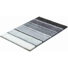 Tapis de salle de bain summertime gris 65 x 115 cm