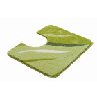 Tapis de salle de bain wings vert contour wc 50 x 60 cm