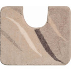 Tapis de salle de bain wings beige contour wc 50 x 60 cm