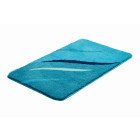 Tapis de salle de bain wings turquoise 80 x 140 cm