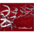 Tapis de salle de bain colani 23 rouge 50 x 60 cm