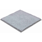 Tapis de salle de bain calo gris 60 x 60 cm