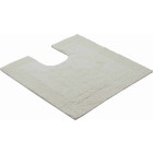 Tapis de salle de bain luxor naturel contour wc 60 x 60 cm