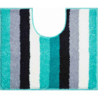 Tapis de salle de bain barcelona vert contour wc 50 x 60 cm