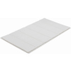 Tapis de salle de bain levio naturel 60 x 100 cm