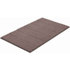 Tapis de salle de bain lavio cacao 60 x 100 cm