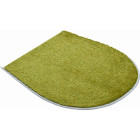 Tapis de salle de bain bona vert housse pour abattant wc 47 x 50 cm