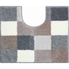 Tapis de salle de bain bona flannel contour wc 50 x 60 cm