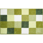 Tapis de salle de bain bona vert 60 x 100 cm
