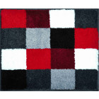 Tapis de salle de bain bona rubis 50 x 60 cm