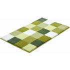 Tapis de salle de bain bona vert 80 x 140 cm