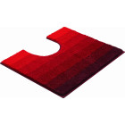 Tapis de salle de bain rialto rubis contour wc 50 x 60 cm