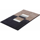 Tapis de salle de bain capricio marron 60 x 100 cm