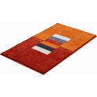 Tapis de salle de bain capricio orange 70 x 120 cm