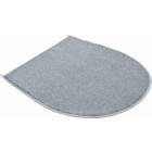 Tapis de salle de bain fantastic gris housse pour abattant wc 47 x 50 cm