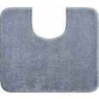 Tapis de salle de bain fantastic gris contour wc 50 x 60 cm