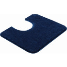 Tapis de salle de bain fantastic royal bleu contour wc 50 x 60 cm