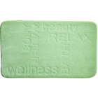 Tapis de salle de bain feeling vert 70 x 120 cm