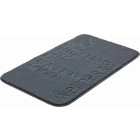 Tapis de salle de bain feeling anthracite 70 x 120 cm