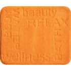 Tapis de salle de bain feeling orange 50 x 60 cm
