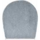 Tapis de salle de bain flash anthracitehousse pour abattant wc 47 x 50 cm