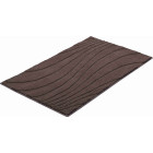 Tapis de salle de bain marrakesh cacao 60 x 100 cm