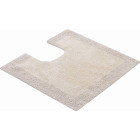 Tapis de salle de bain primo naturel contour wc 55 x 55 cm