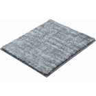 Tapis de salle de bain savio gris 50 x 60 cm