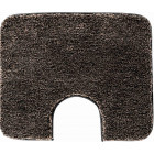 Tapis de salle de bain lex mocca contour wc 50 x 60 cm
